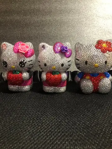 데코 키티 저금통 3개 세트