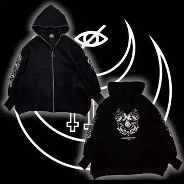 kry 블랙 후드티 오버 사이즈