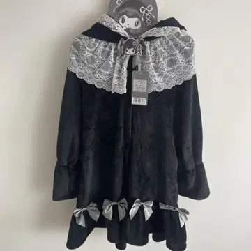 [ 새상품 미사용 ] 산리오 월야의 멜로쿠로 Kuromi 블랙 룸웨어 M