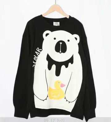 [스칼라] 쿠마키치 오리 패턴 롱 T셔츠