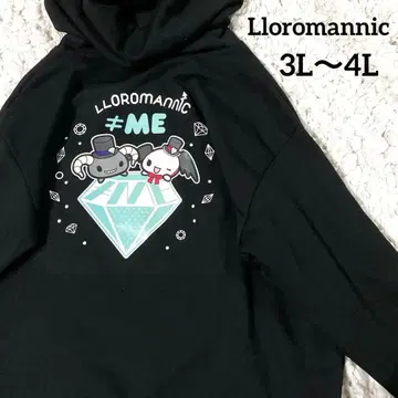 [ 새상품급 ] 로로마닉 후드티 후드 풀오버 3L 4L 블랙 맨투맨