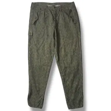 60s 체코군 실물 레인 드롭 카모 카고 팬츠 유로 빈티지