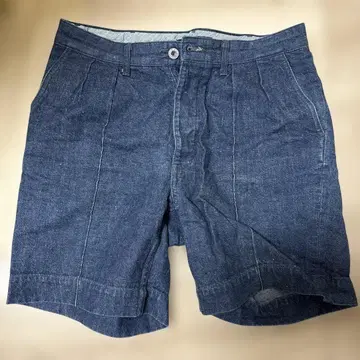 PHIGVEL 다크 데님 숏팬츠 32