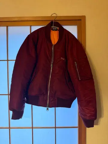 noremid 큐빅 ma1 jacket RED