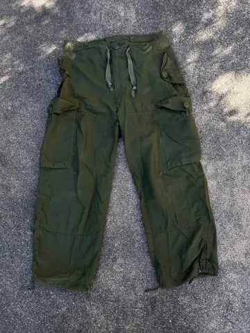 80s 캐나다군 over pants 군바지