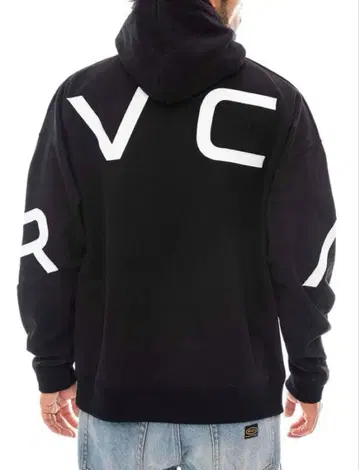 [택 포함 새상품] RVCA 루카 후디 속기모 후드티 L 사이즈 블랙