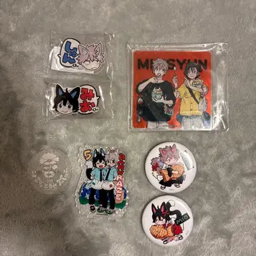 봄바람의 에트랑제 배지 아크릴 스탠드 코스터 6점 세트 킷사 토루소