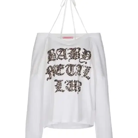Bmc ／ Leopard logo string tee (white) 【公式通販】