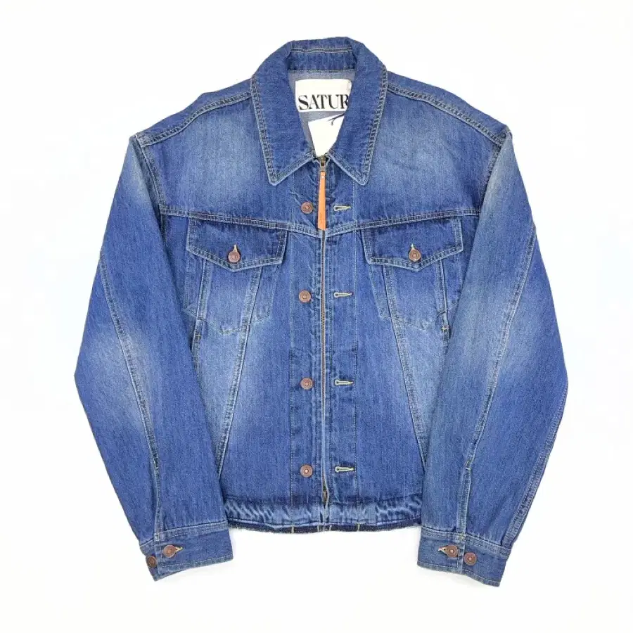 Satur Camaro Denim Trucker Jacket (M) #세터,#데님,#트러커자켓