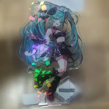 하츠네 미쿠 시나모롤 콜라보 홀로그램 아크릴 스탠드 산리오