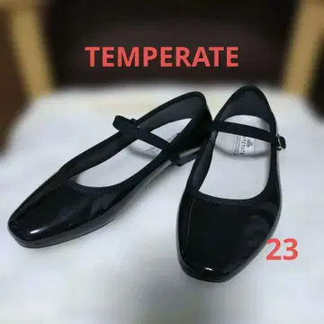 TEMPERATE 템퍼레이트 우천 겸용 스퀘어 토우 메리 제인 슈즈