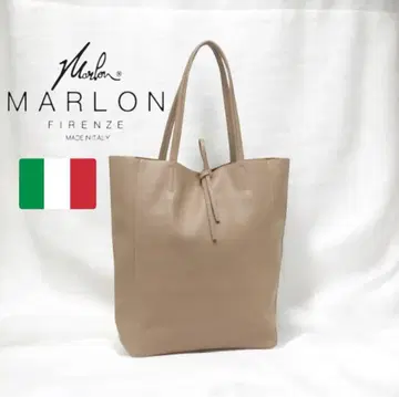 새상품 이탈리아제 말론 Marlon A4 세로형 토트백 천연 가죽
