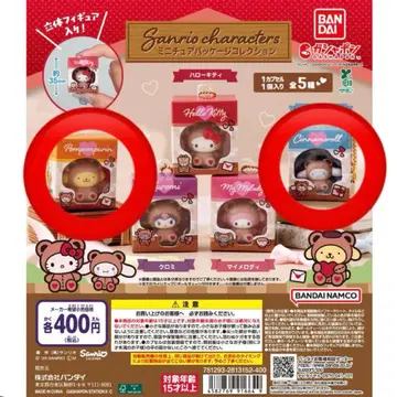 산리오 가챠가챠 미니어처 패키지 컬렉션