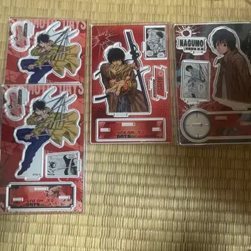 사카모토 데이즈 명장면 아크릴 디오라마 피규어 나구모 4점