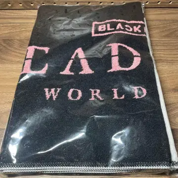 [ 미개봉 ] BLACKPINK 페이스 타월 DEADLINE 블랙 팝업