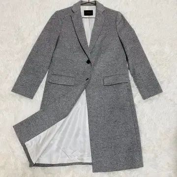 최종 가격 투모로우랜드 울 캐시미어 체스터 코트 38(M) 그레이 일본제