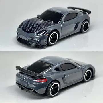 핫휠 포르쉐 718 케이맨 GT4 그레이 / 카본