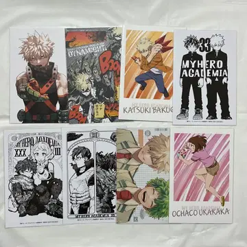 히로아카 바쿠고 카츠키 미도리야 이즈쿠 혜택 엽서 42권 33권 37권