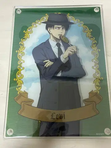 진격의 거인 리바이 복권메이트 B상 트윈 아크릴 보드