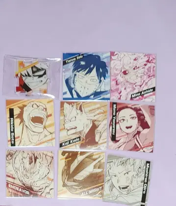 히로아카 원화전 아크릴 퍼즐 스퀘어 스티커 바쿠고