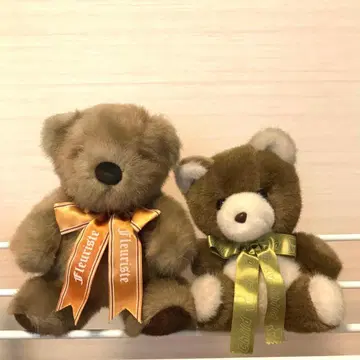 산아로 곰 맥 플로리스트 쇼와 레트로 봉제 인형 레어 테디베어