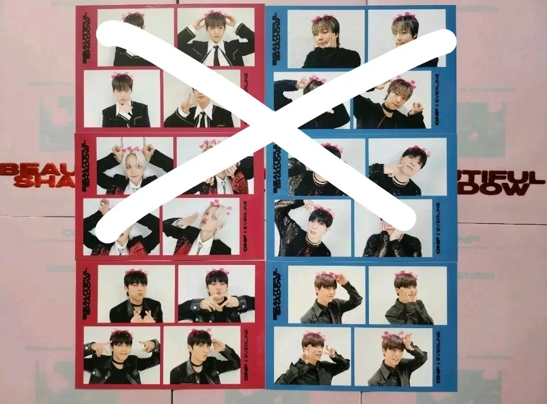 ONF Minkyun Uto Everline pop up four-cut photo