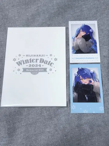 아마미야 코코로 윈터 데이트 2024 폴라로이드 편지 세트 니지산지