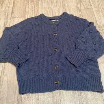 [ MARKEY'S CALMIA ] 니트 가디건 네이비 니트 버튼 포함