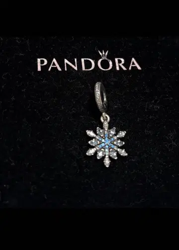 pandora 판도라 팔찌 댕글 참 1개 눈꽃송이