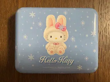 레어 산리오 키티 홋카이도 한정 눈 토끼 캔 메모 2000년