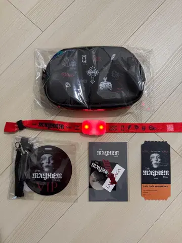 레이디 가가 MAYHEMBALL VIP 특전&리스트 밴드 레이디 가가
