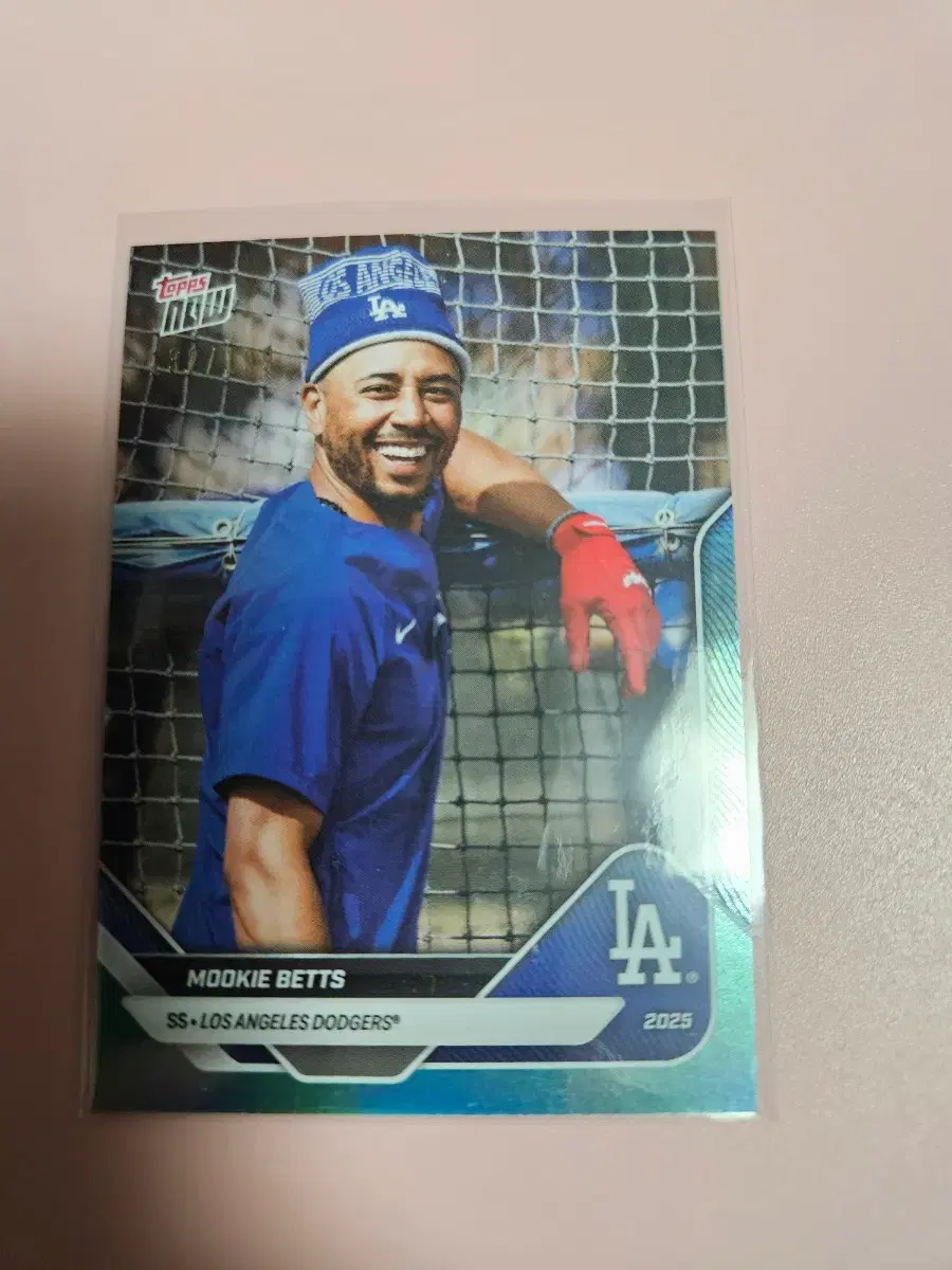 무키 베츠 199장 한정 2025 Topps Now Aqua foil