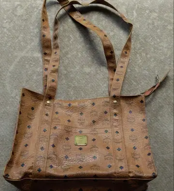 MCM 비세토스 패턴 토트백 숄더 가죽