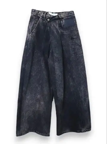Feng Chen Wang 데님 와이드 팬츠