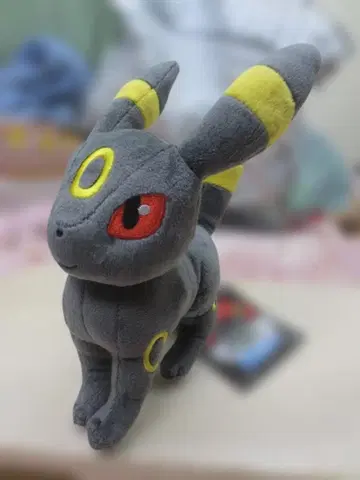 포켓몬 센터 오리지널 봉제 인형 블래키 정품