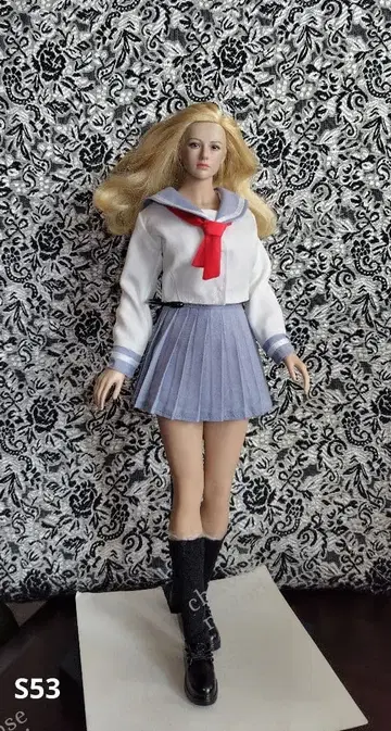 S42, S52 사이즈 One More Once 화이트 x 스모크 블루