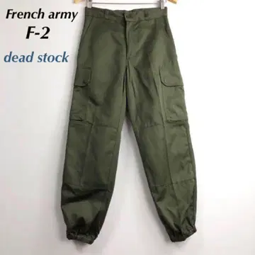 데드 80s 프랑스군 F2 카고 팬츠 밀리터리 파라슈트 팬츠 R18