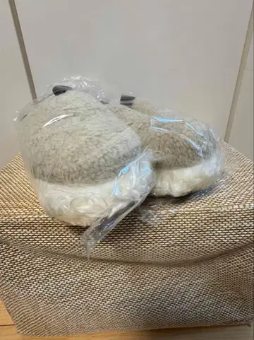 gomme 그레이 화이트 샌들 통굽 L 사이즈