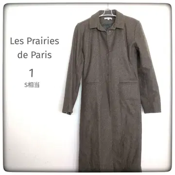 Les Prairies de Paris 롱 코트 올리브1