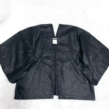 SOUSOU 소우소우 겉옷 린넨 블랙 프리