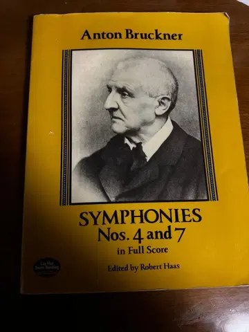 Anton Bruckner 교향곡 제4번 제7번 풀 스코어