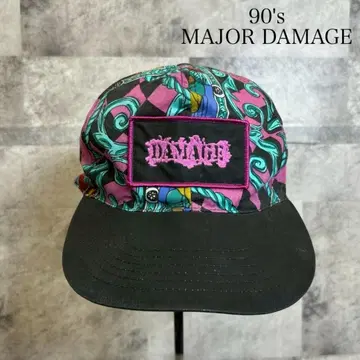 레어 90s MAJOR DAMAGE vintage CAP DMG62
