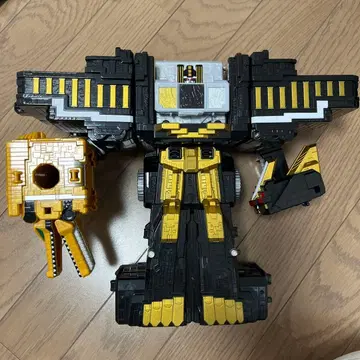 슈퍼전대 히어로 변형 로봇 블랙과 금