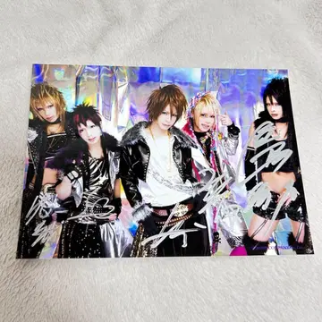 ViViD 사인 포함 브로마이드 초기 V계 비주얼계 밴드 친필