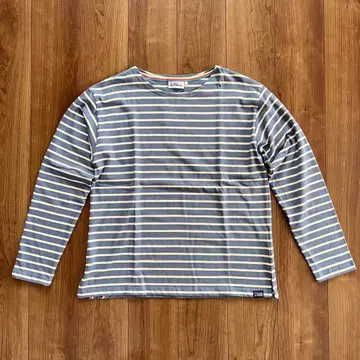 BRETON STRIPE 브레통 스트라이프 바스크 셔츠 데님 블루 L