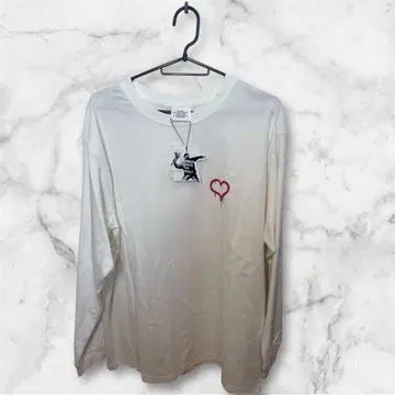 BANKSY 반크시 긴팔 티셔츠 M 새상품 택 포함 화이트