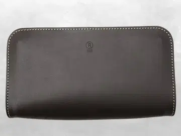 PORCO ROSSO 포르코 로쏘 가죽 라운드 지퍼 세컨드 백