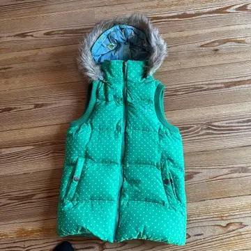 ROXY 그린 다운 베스트 L 사이즈