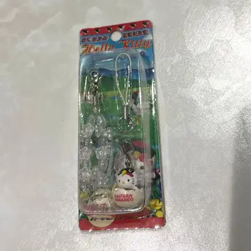 지역 한정 키티 홋카이도 한정 희귀 레어 두루미 스트랩 핸드폰