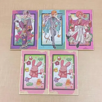 지박소년 하나코 군 10주년 기념 뮤지엄 트레이딩 색지 5장